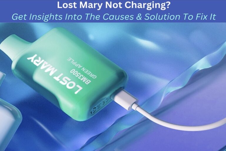 Lost Mary Not Charging? Get Insights Into The Causes & Solution To Fix